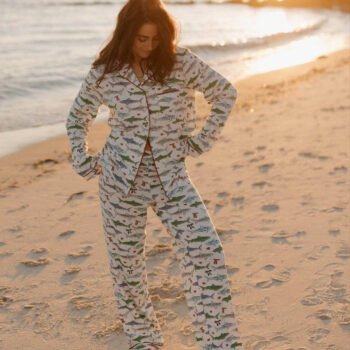 Ocean Style Shark Pajamas Set