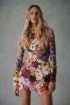 Luxury Floral Embroidery Dress ¨C Elegant Formal Party Gown