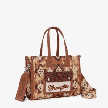 Wrangler Aztec Concealed Carry Canvas Tote Bag - Limited Stock