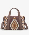 Wrangler_Aztec_Knitted_Duffle_Bag_Black1