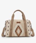 Wrangler_Aztec_Knitted_Duffle_Bag_Black1