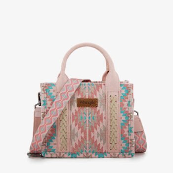 Wrangler All-Over Aztec Print Canvas Tote Bag