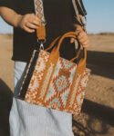 Wrangler_Aztec_Print_Whipstitch_Canvas_Mini_Tote_Bag_Coffee