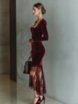 Women_sBurgundyVelvetLaceFittedMaxiDressMDA1190J4T
