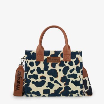Wrangler All-over Cow Print Tote Bag