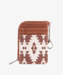 Wrangler All-over Aztec Print Mini Zip Card Case