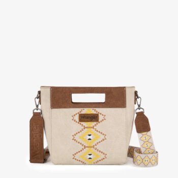 Wrangler Aztec Embroidered Crossbody Bag