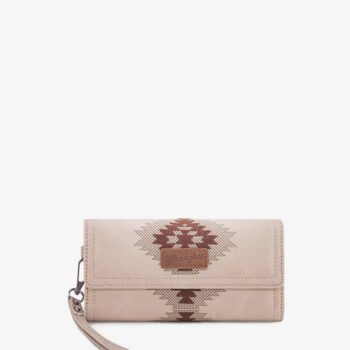 Wrangler Aztec Embroidered Wallet