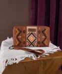 Wrangler_Aztec_Embroidered_Whipstitch_Wristlet_Brown_b1