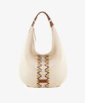 Wrangler Aztec Embroidered Wide Hobo Bag