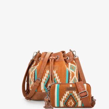 Wrangler Aztec Knitted Bucket Bag Collection