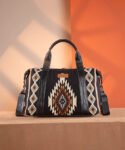 Wrangler_Aztec_Knitted_Duffle_Bag_Black1