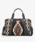 Wrangler_Aztec_Knitted_Duffle_Bag_Black1