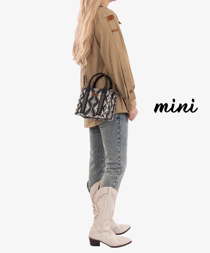 Wrangler_Aztec_Print_Whipstitch_Canvas_Mini_Tote_Bag_Black