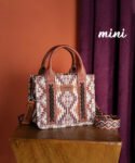 Wrangler_Aztec_Print_Whipstitch_Canvas_Mini_Tote_Bag_Coffee