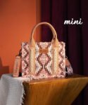 Wrangler_Aztec_Print_Whipstitch_Canvas_Mini_Tote_Bag_Coffee