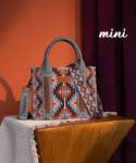 Wrangler_Aztec_Print_Whipstitch_Canvas_Mini_Tote_Bag_Coffee