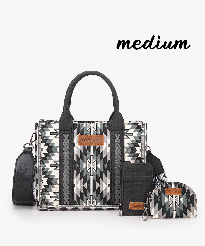 Wrangler_Aztec_Print_Whipstitch_Canvas_Tote_Bag_Set_Black3
