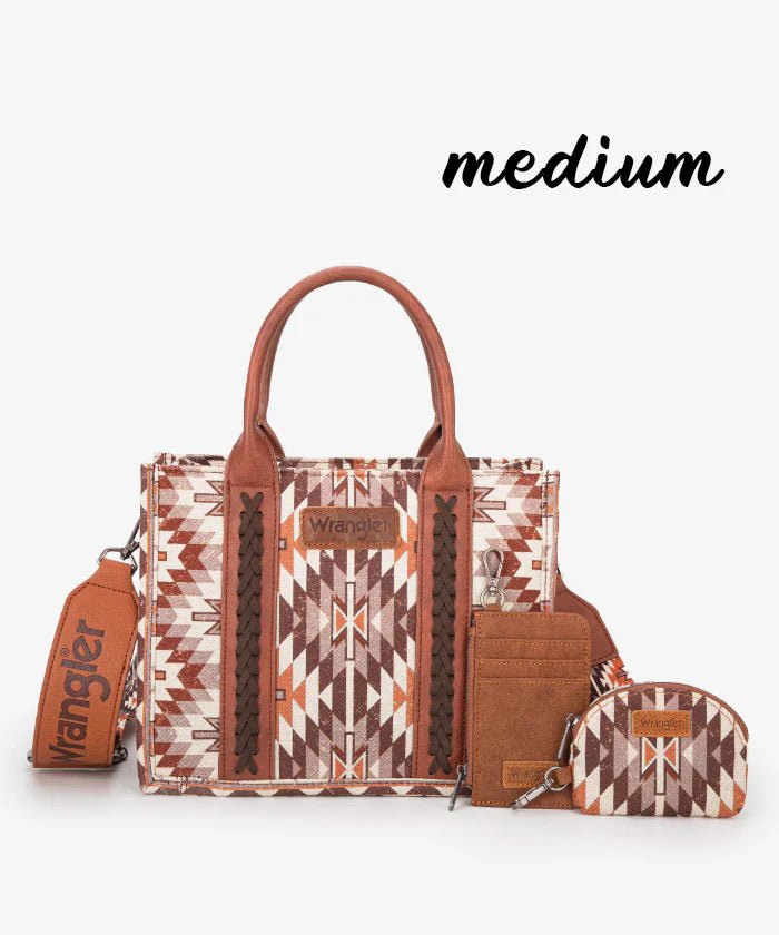 Wrangler_Aztec_Print_Whipstitch_Canvas_Tote_Bag_Set_Brown5