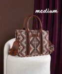 Wrangler_Aztec_Print_Whipstitch_Canvas_Mini_Tote_Bag_Coffee