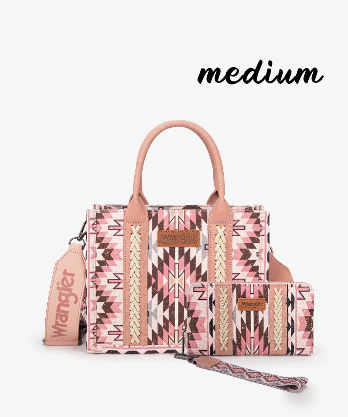 Wrangler_Aztec_Print_Whipstitch_Canvas_Tote_Bag_Set_Dark_Pink5