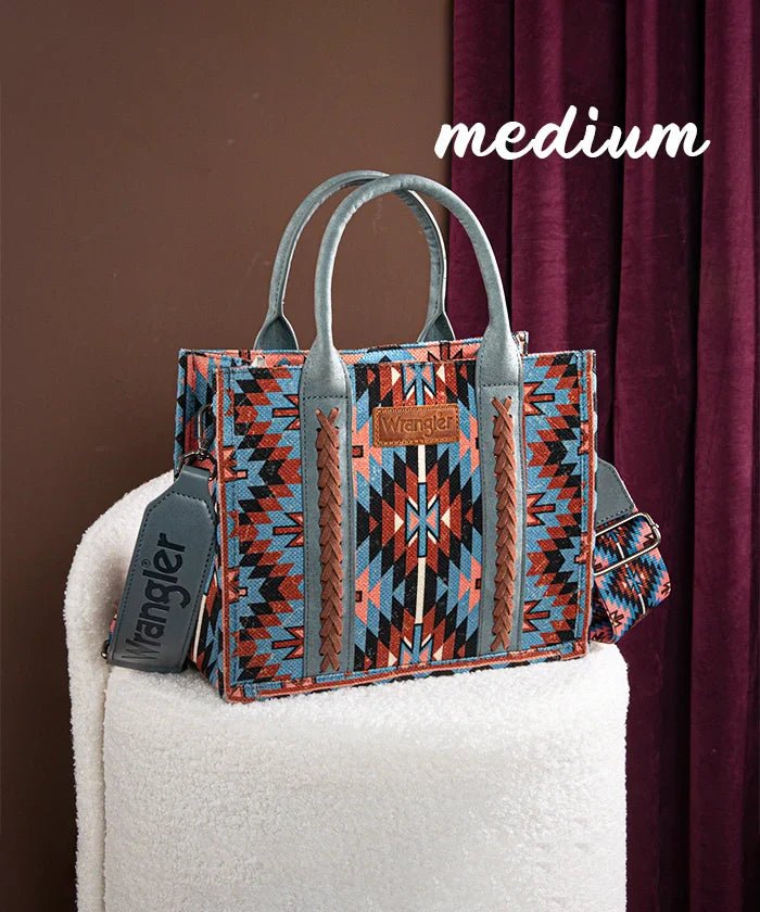 Wrangler_Aztec_Print_Whipstitch_Canvas_Tote_Bag_Set_Navy1