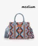 Wrangler_Aztec_Print_Whipstitch_Canvas_Mini_Tote_Bag_Coffee