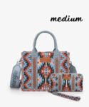 Wrangler_Aztec_Print_Whipstitch_Canvas_Mini_Tote_Bag_Coffee