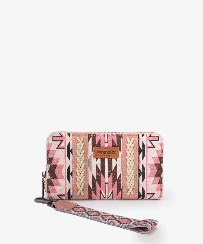 Wrangler_Aztec_Print_Whipstitch_Canvas_Wallet_Pink_B
