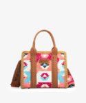 Wrangler_Aztec_Sherpa_Trim_Crossbody_Purse_Set_Brown