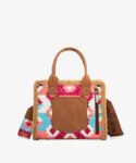 Wrangler_Aztec_Sherpa_Trim_Crossbody_Purse_Set_Brown