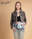 Wrangler_Cow_Print_Fanny_Pack_Black1