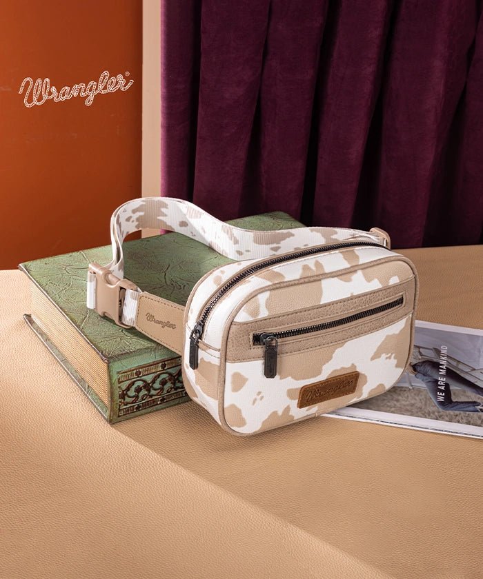 Wrangler_Cow_Print_Fanny_Pack_Tan