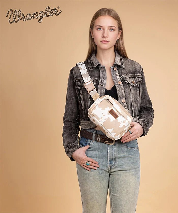 Wrangler_Cow_Print_Fanny_Pack_Tan2