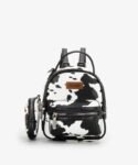 Wrangler_Cow_Print_Decorated_Zipper_Backpack_Brown