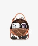 Wrangler_Cow_Print_Decorated_Zipper_Backpack_Brown