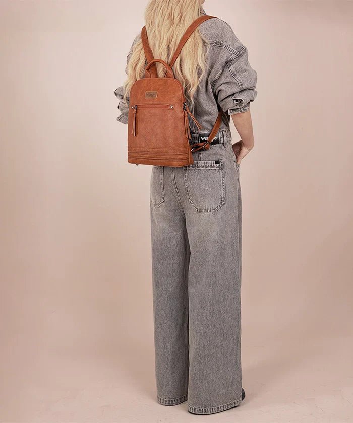 Wrangler_Dome_Zippered_Backpack_Brown6