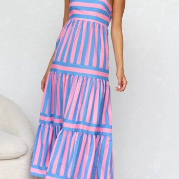 Laina Dress PINK/BLUE
