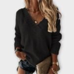 Jane - Comfortable V-neck sweater