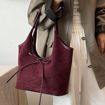 Florence Suede Bow Bag