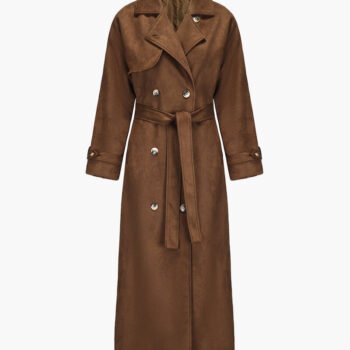Molly | Kunstwildleder Trenchcoat