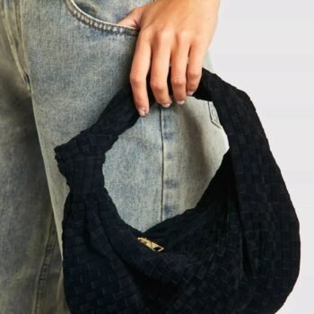 Aureliaa?¡é Woven Suede Bag a?? Soft Sophistication with Distinctive Charm