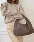 Aurelia Woven Bag  a?? Oversized Elegance with Practical Design