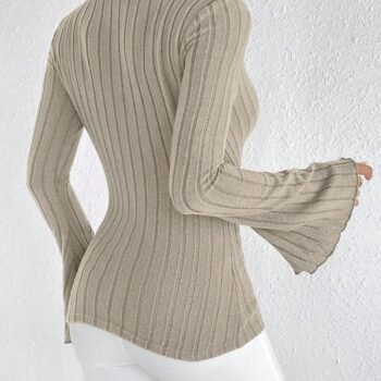 Aria Striped Knit Top