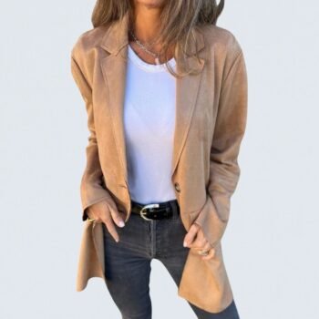 Maribelle | Long Suede-Look Coat