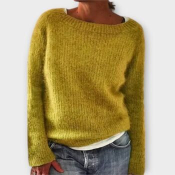 Regine â€?Solid-color knit sweaters