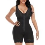 FAJAS SHAPEWEAR FOR WOMEN TUMMY CONTROL POST SURGERY FULL BODY SHAPER BUTT LIFTER WITH ZIPPER CROTCH