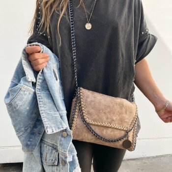 Take Away Crossbody Clutch Tan