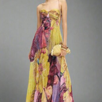 Kiara Colarette Dress | Feminine A-Line Dress with Vintage Neckline