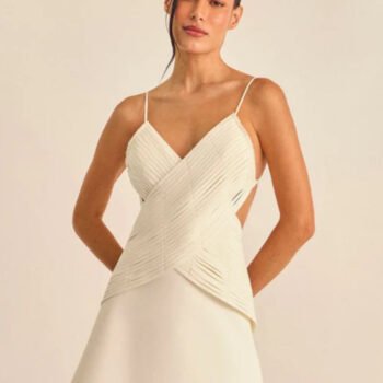 Temperament Slim Backless Mini Dress